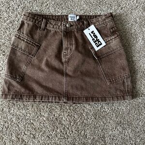 Princess Polly Chocolate Mini Skirt